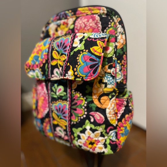 Vera Bradley Retired Midnight Mickey Print Backpack - Picture 2 of 12